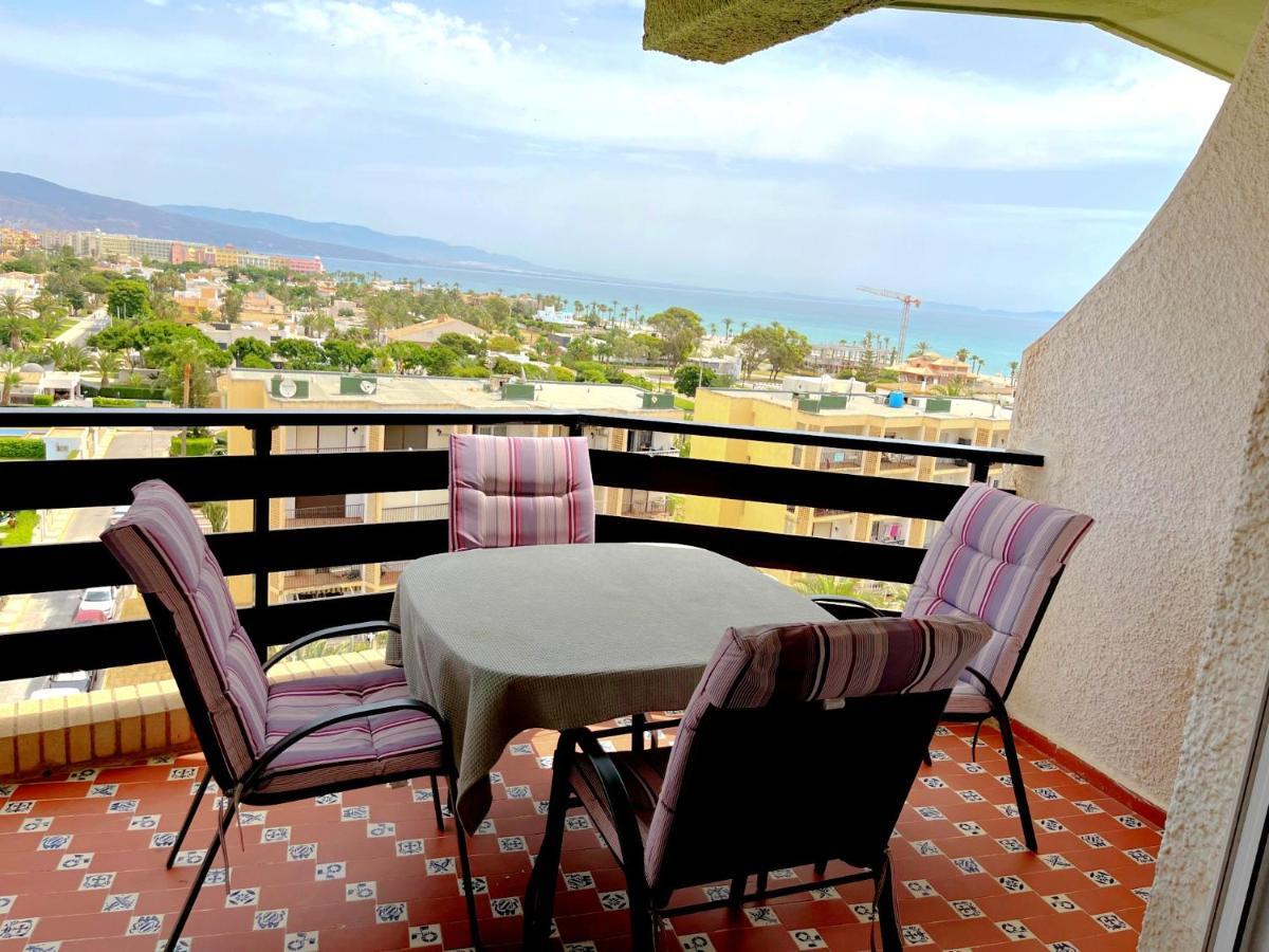 Apartamento Roquetas De Mar Urbanizacion, 2 Dormitorios, Gran Terraza Con Vista Al Mar, Wi-Fi, Parking Y Piscina المظهر الخارجي الصورة