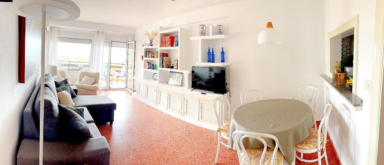 Apartamento Roquetas De Mar Urbanizacion, 2 Dormitorios, Gran Terraza Con Vista Al Mar, Wi-Fi, Parking Y Piscina المظهر الخارجي الصورة